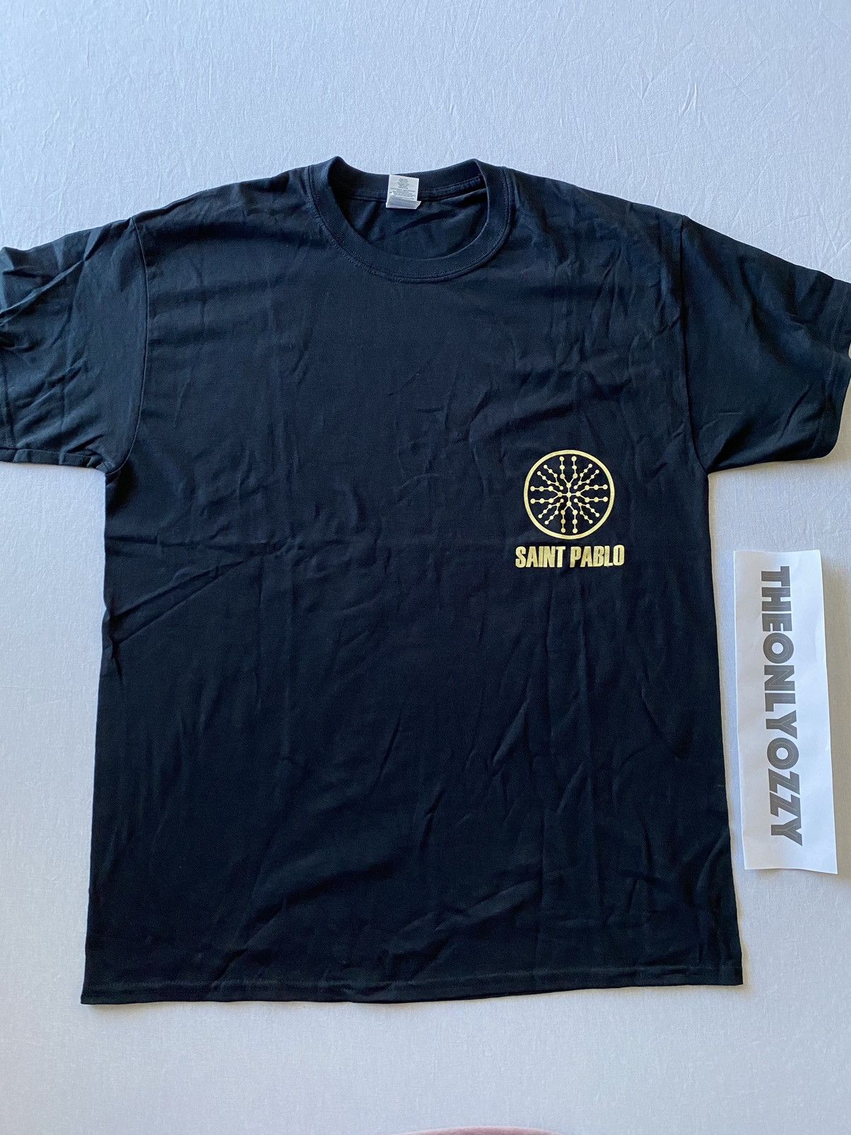 Kanye West Kanye West Saint Pablo Tee Black sz L Size US L / EU 52-54 / 3 - 1 Thumbnail