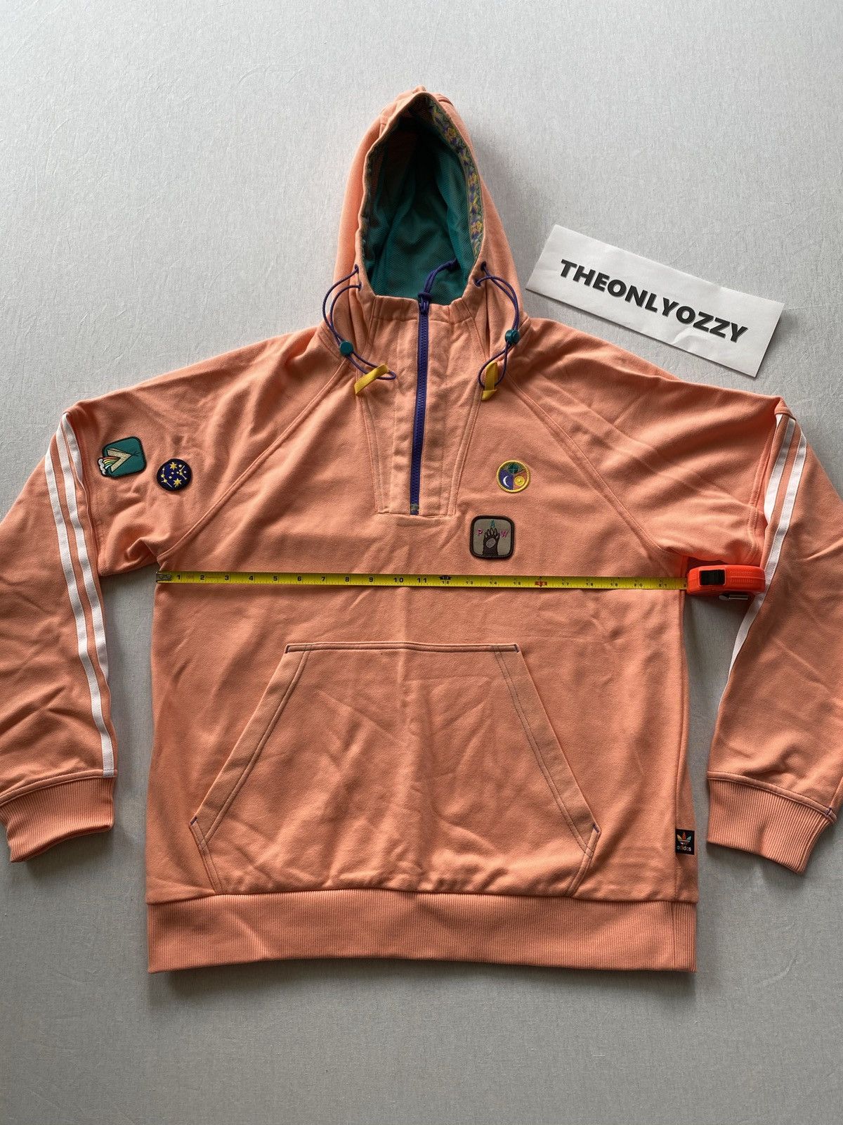 Adidas × Pharrell Adidas x Pharrell Hu H Hood Sweat Hoodie Salmon sz L Size US L / EU 52-54 / 3 - 2 Thumbnail