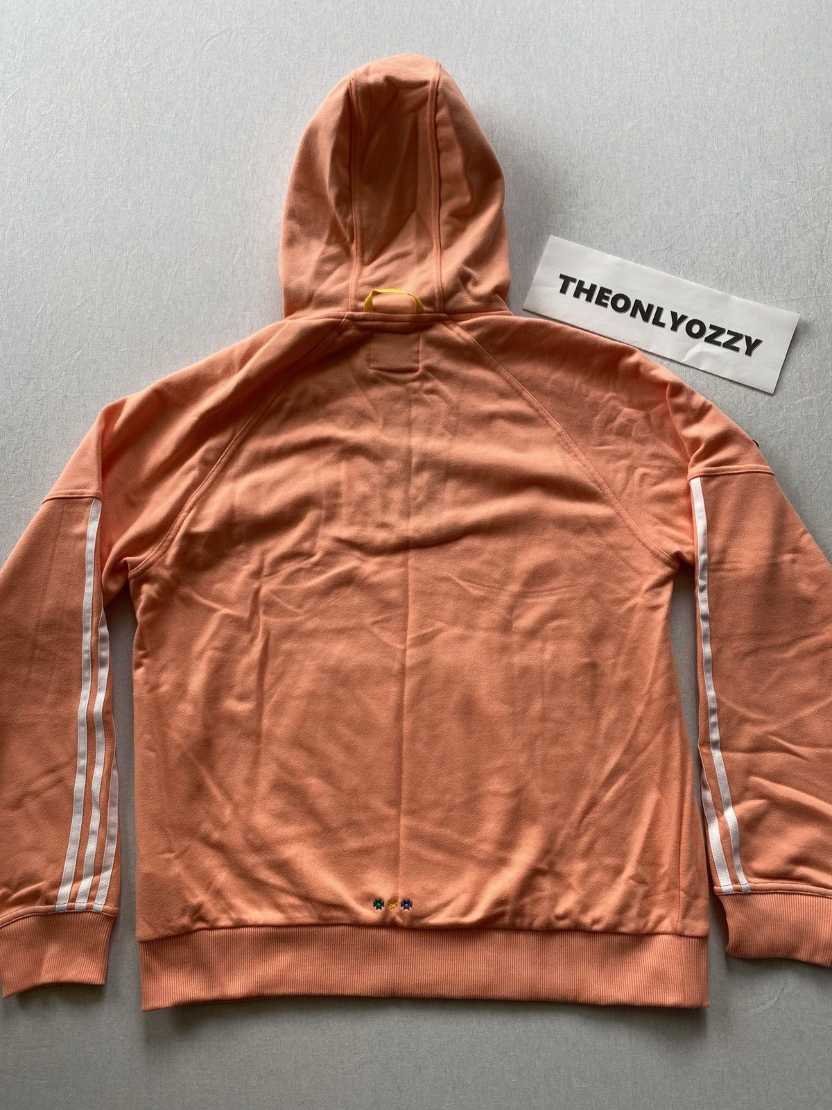 Adidas × Pharrell Adidas x Pharrell Hu H Hood Sweat Hoodie Salmon sz L Size US L / EU 52-54 / 3 - 4 Thumbnail