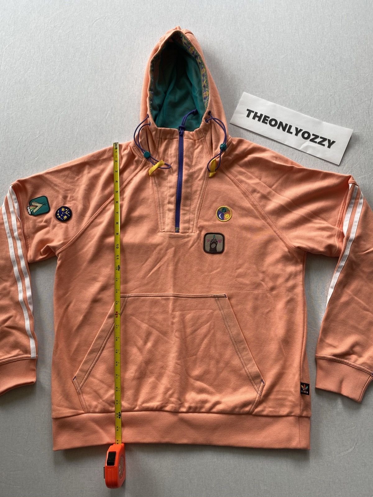 Adidas × Pharrell Adidas x Pharrell Hu H Hood Sweat Hoodie Salmon sz L Size US L / EU 52-54 / 3 - 3 Thumbnail