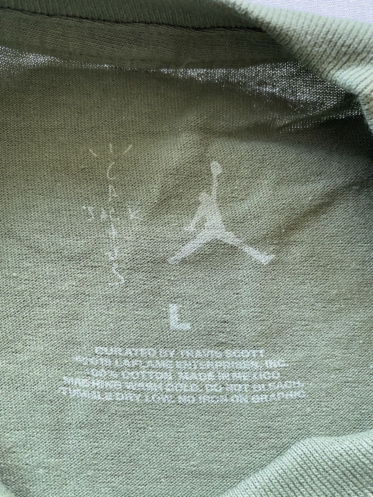Jordan Brand × Travis Scott Travis Scott Jordan Cactus Jack Highest Tee Olive sz L Size US L / EU 52-54 / 3 - 5 Thumbnail