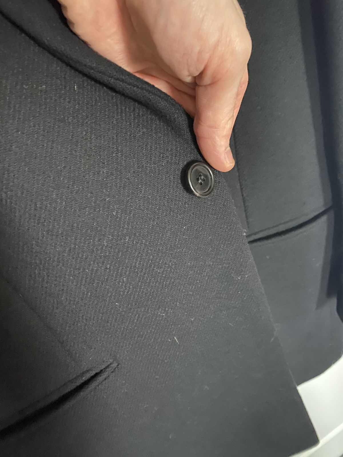Saint Laurent Paris Saint Laurent Paris one button chesterfield coat wool/silk Size US M / EU 48-50 / 2 - 4 Thumbnail