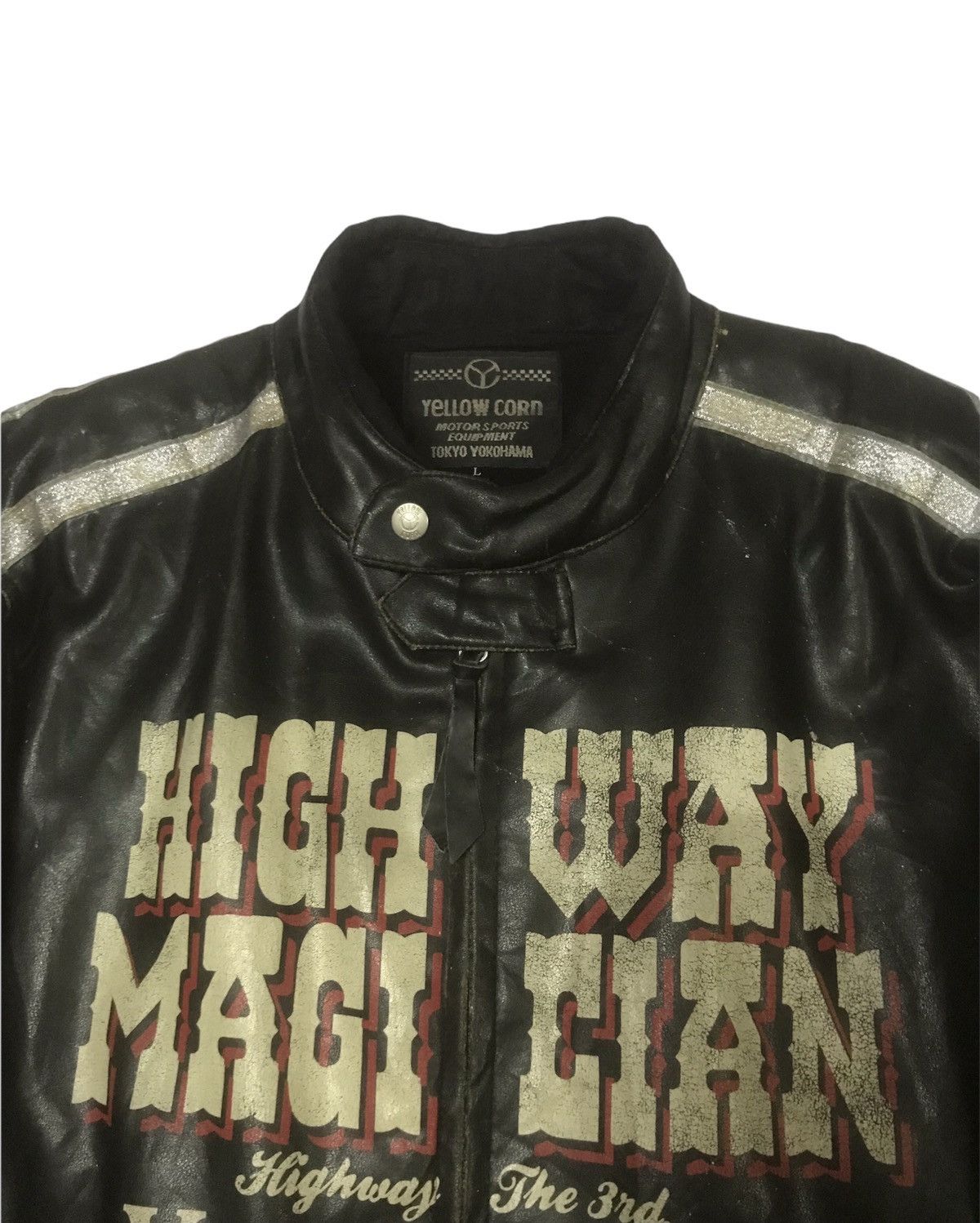 YELLOW CORN VTG Yellow Corn Magician Highway Leather Jacket Size US M / EU 48-50 / 2 - 4 Thumbnail