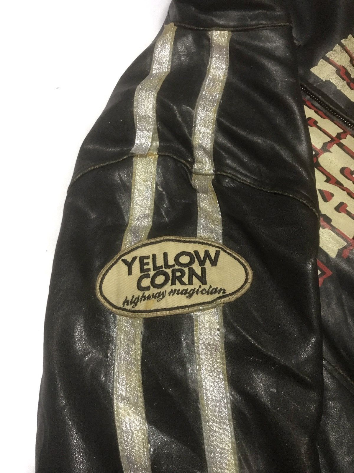 YELLOW CORN VTG Yellow Corn Magician Highway Leather Jacket Size US M / EU 48-50 / 2 - 18 Thumbnail