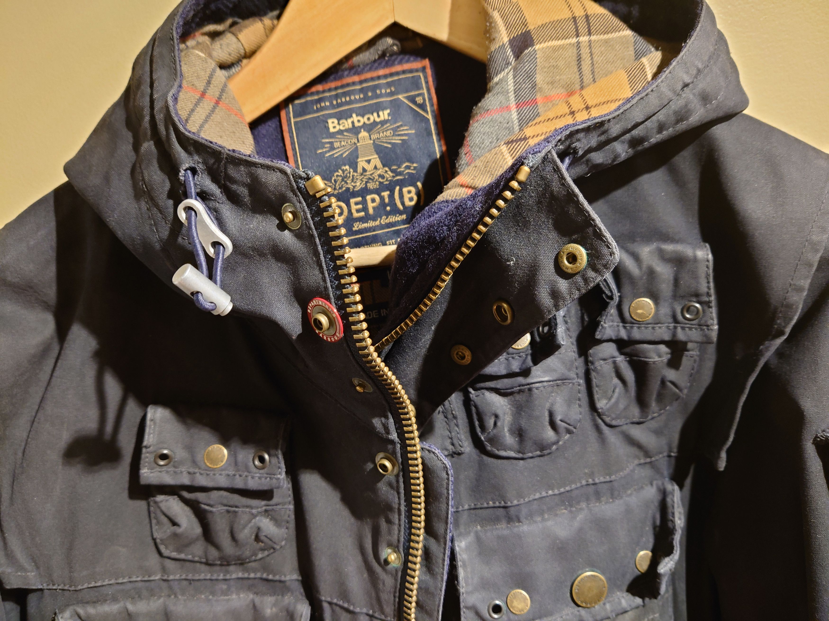 Barbour Barbour Shordace Dept. B Heavy Waxed Jacket Grailed