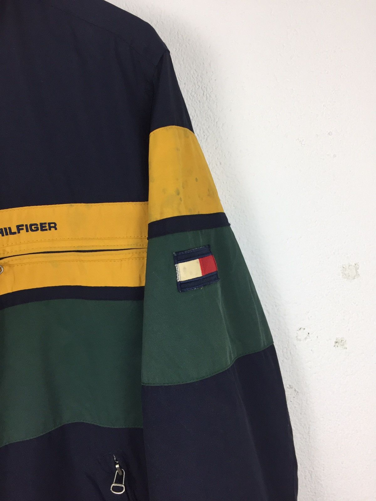 Tommy Hilfiger Vintage 90s Tommy Hilfiger Full Zip Jacket Coat Flag Size US XL / EU 56 / 4 - 5 Thumbnail