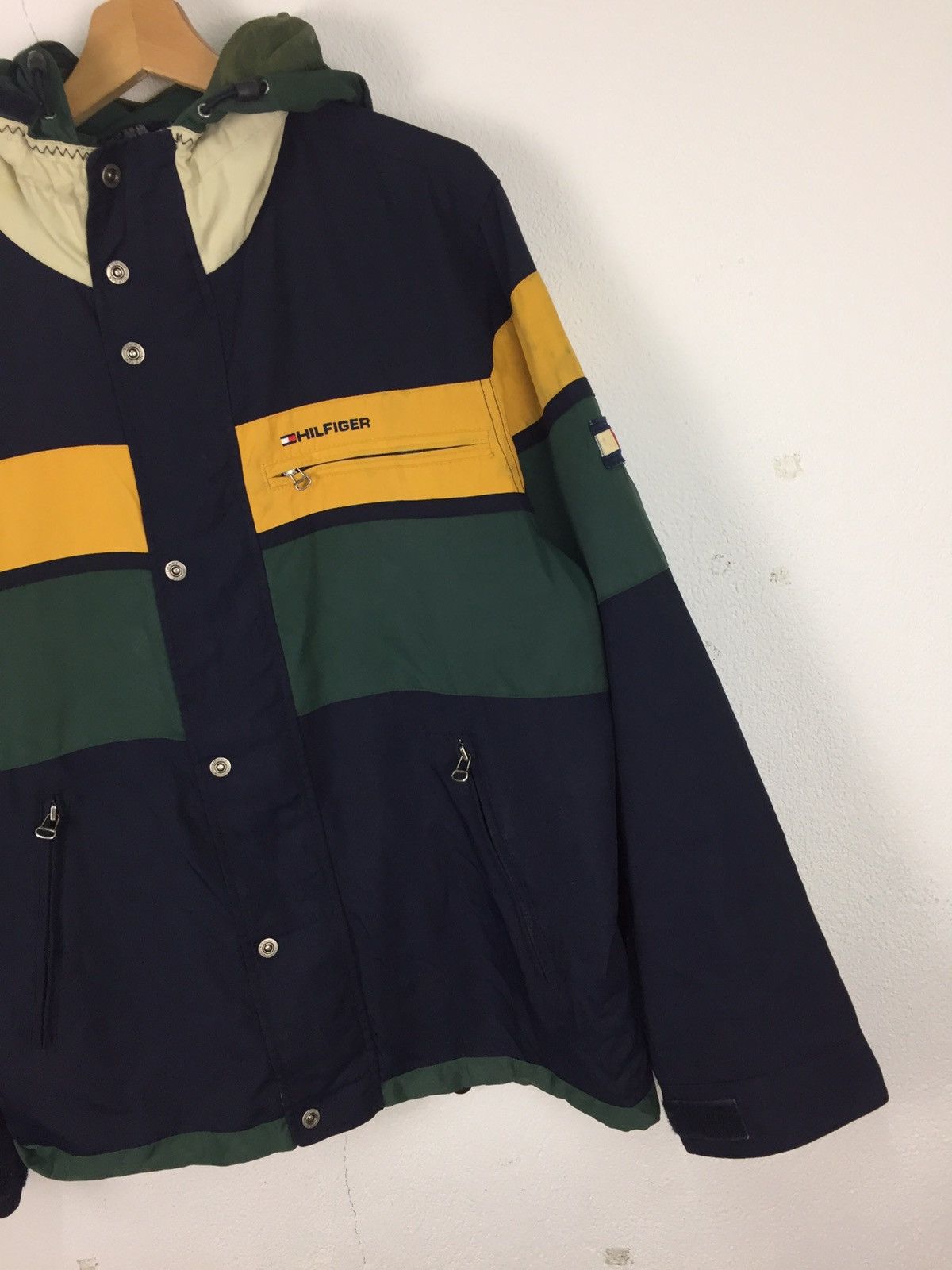 Tommy Hilfiger Vintage 90s Tommy Hilfiger Full Zip Jacket Coat Flag Size US XL / EU 56 / 4 - 6 Thumbnail