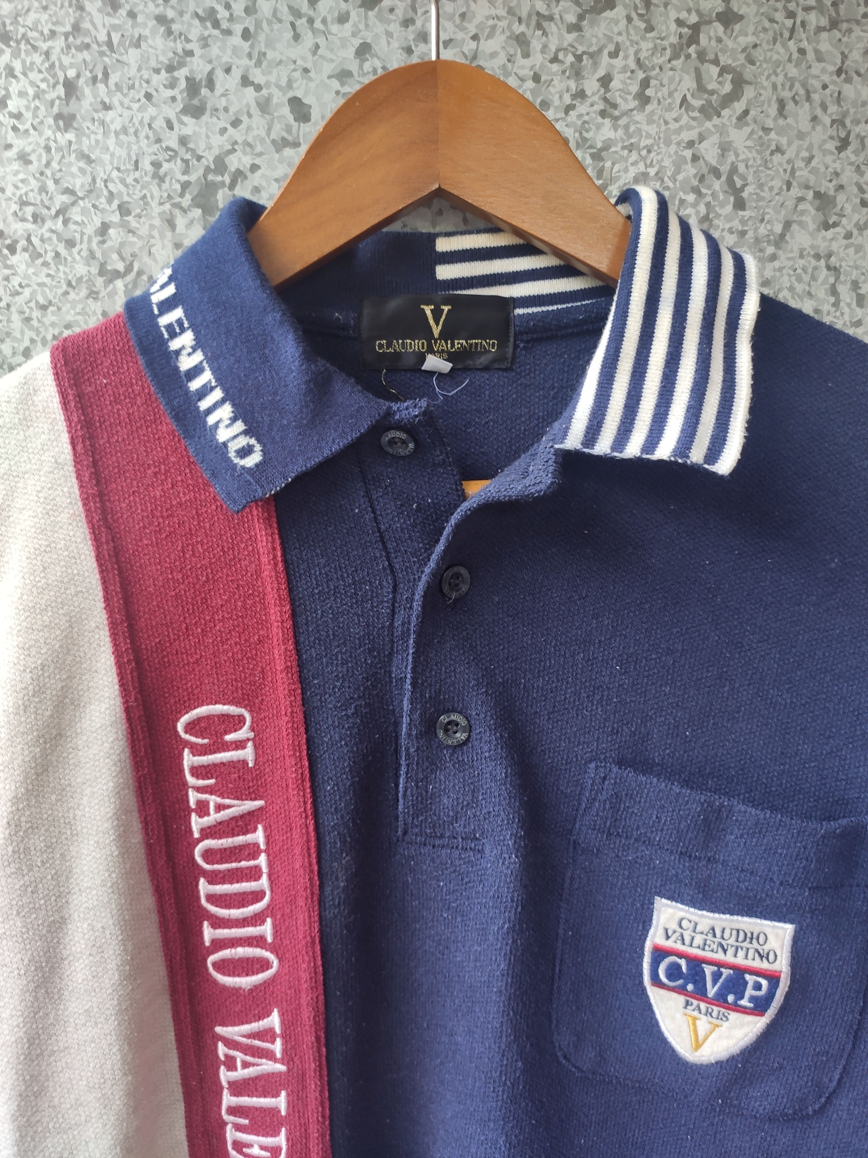 Valentino Vintage Claudio Valentino polo t shirt Size US M / EU 48-50 / 2 - 4 Thumbnail