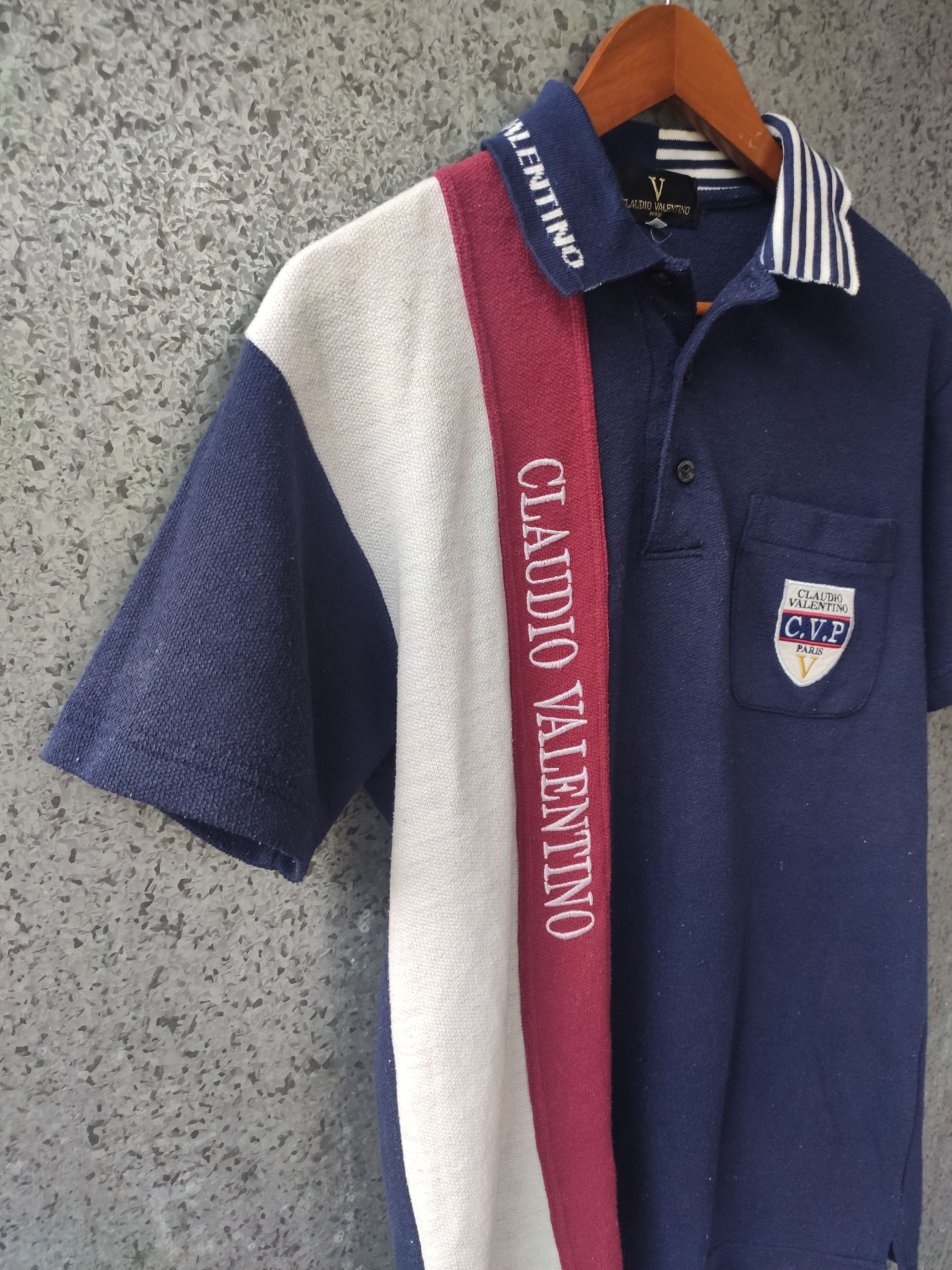 Valentino Vintage Claudio Valentino polo t shirt Size US M / EU 48-50 / 2 - 3 Thumbnail