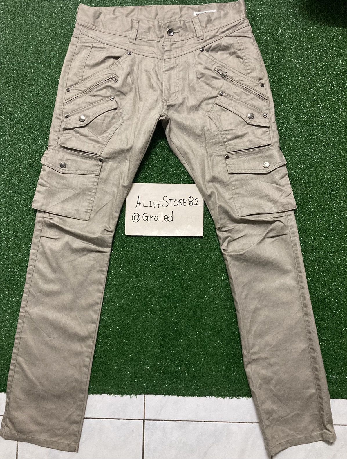 Japanese Brand !LastDrop!Semantic Design Multi Pocket SlimFit Pants Size US 33 - 1 Thumbnail