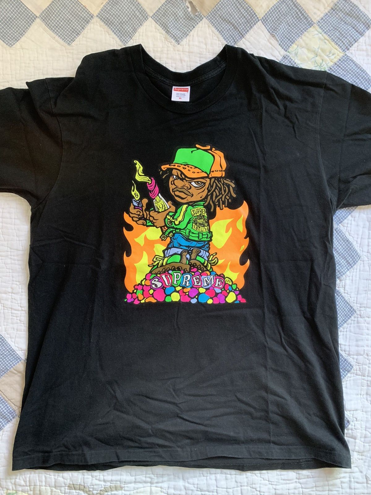 Supreme Molotov Kid Tee Tops