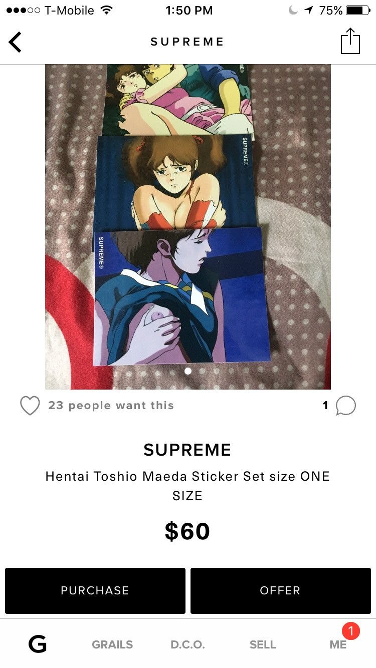 Supreme Supreme Toshio Maeda Sticker Set Grailed