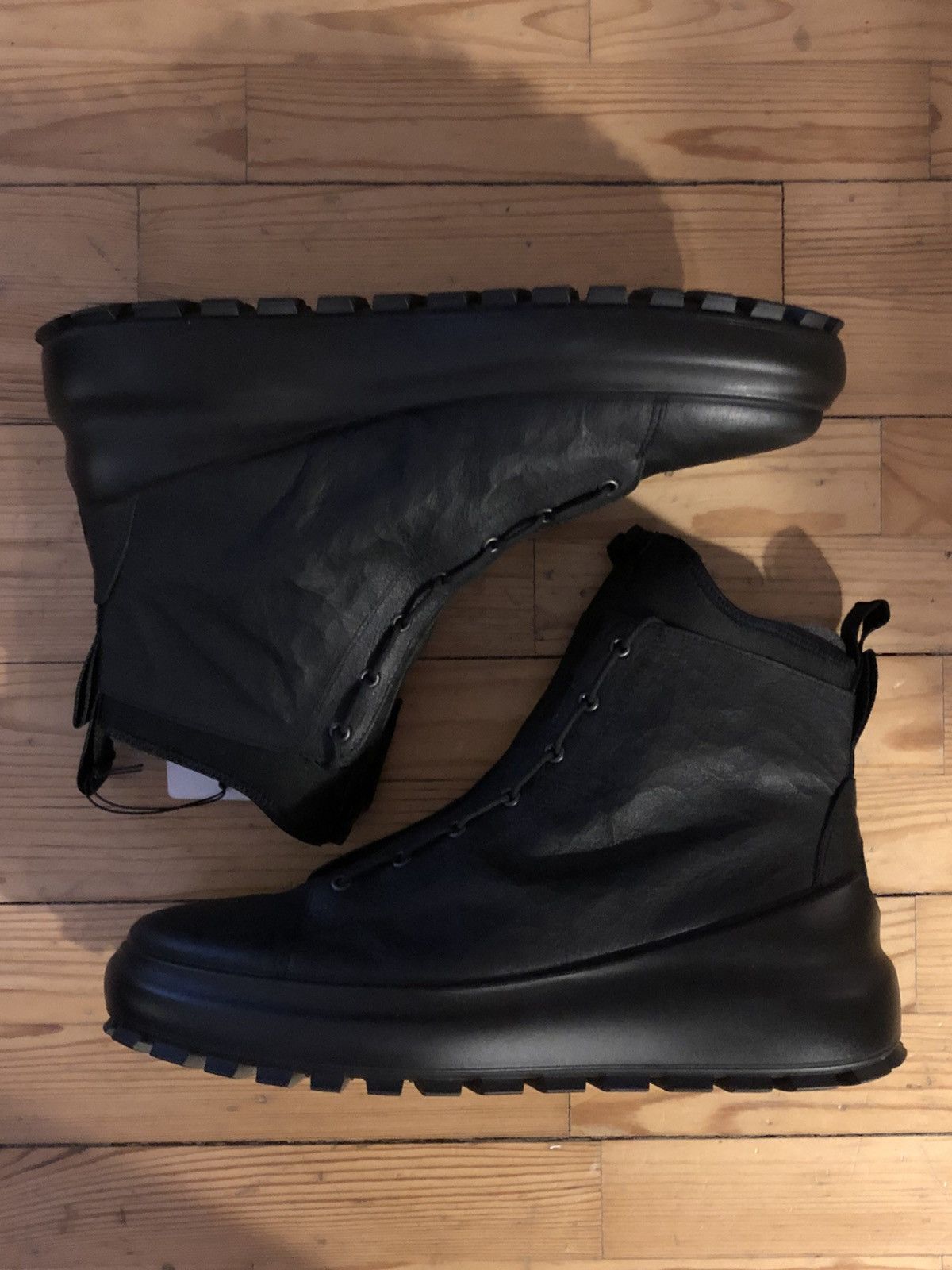 Stone Island Stone Island x Ecco Dyneema leather boots | Grailed display picture 1