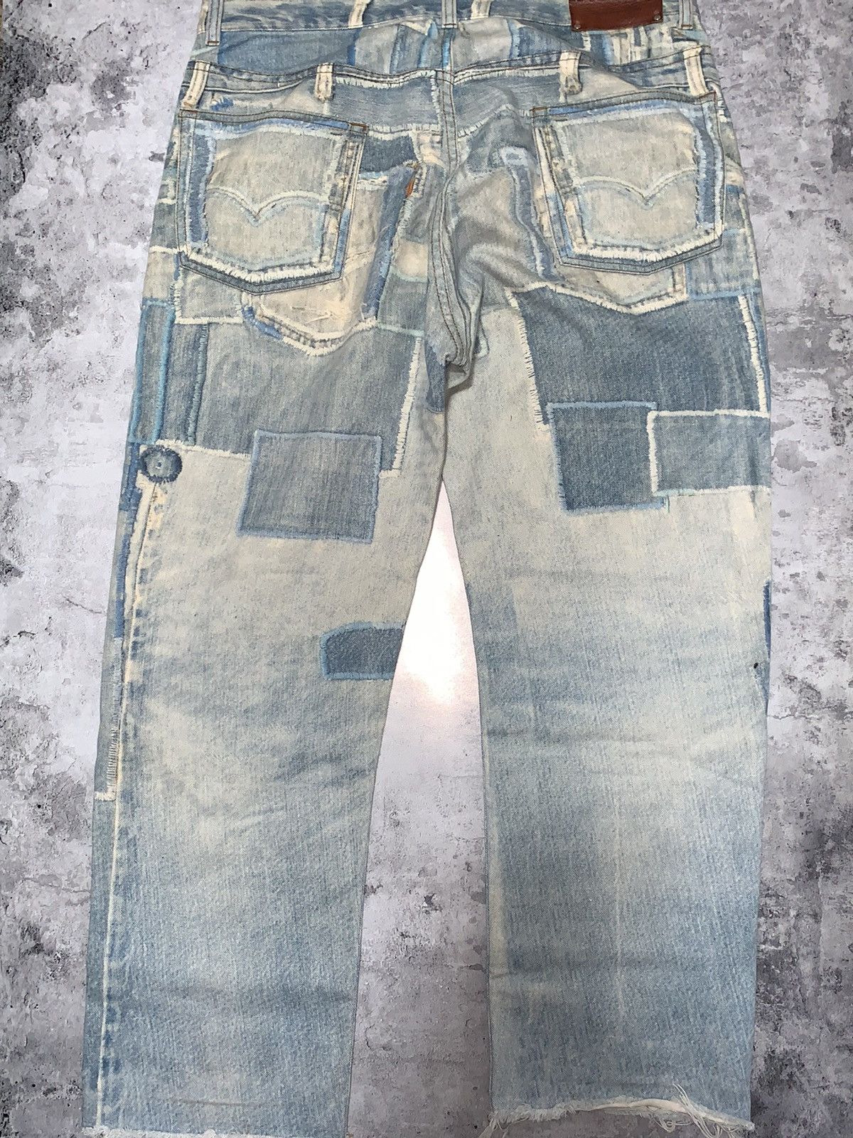 Dries Van Noten RARE GRAIL DRIES multiple patched jeans raw edge Size US 34 / EU 50 - 4 Thumbnail