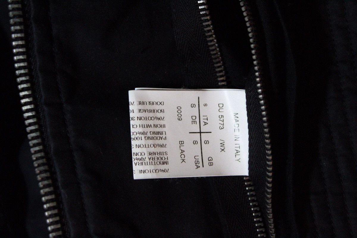 Rick Owens Drkshdw Rick Owens DRKSHDW Wax Bomber Blouson Jacket Size US S / EU 44-46 / 1 - 8 Thumbnail