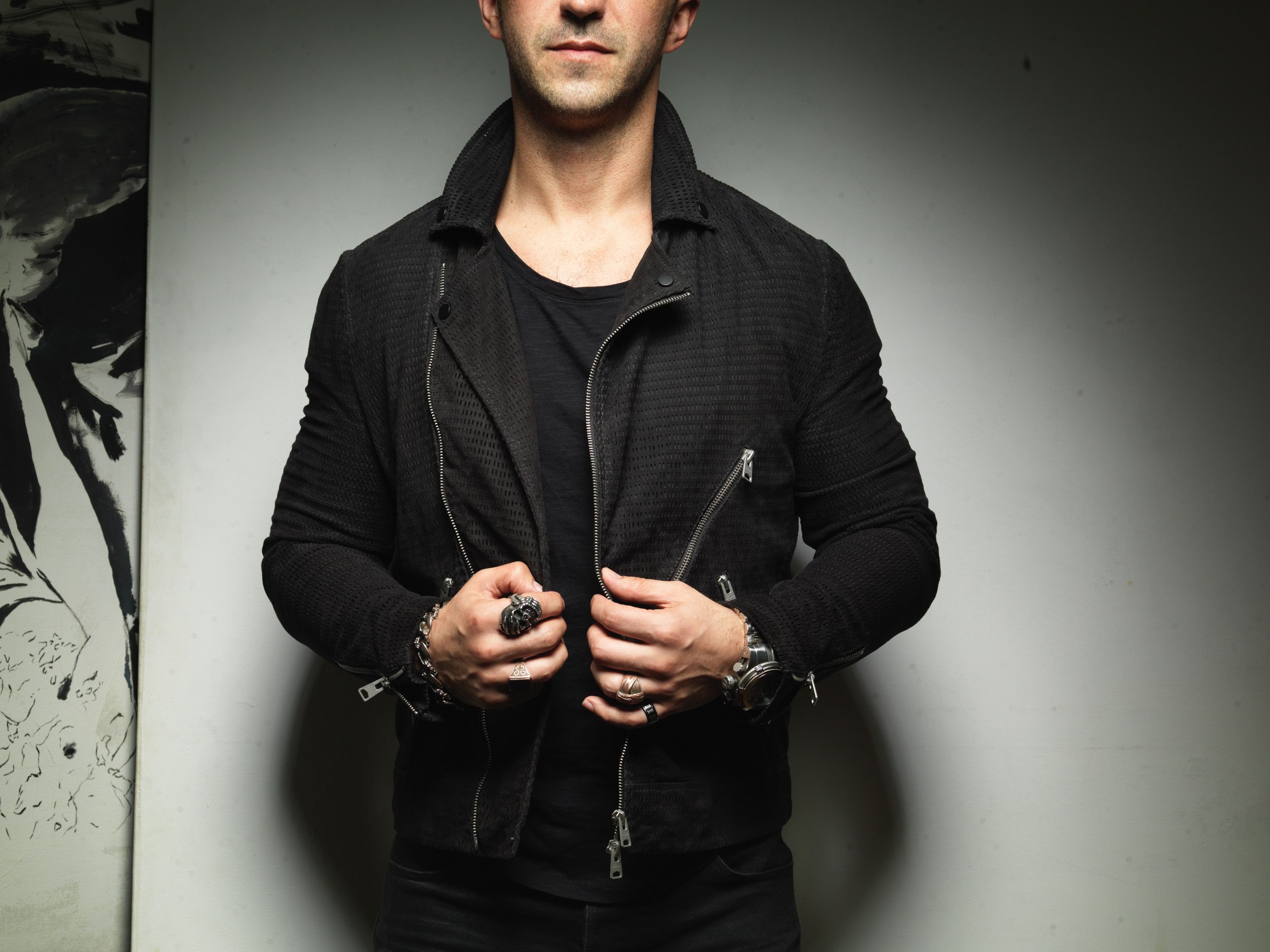Allsaints ALL SAINTS MEN'S BLACK LEATHER BIKER JACKET COAT SIZE SMALL Size US S / EU 44-46 / 1 - 1 Thumbnail