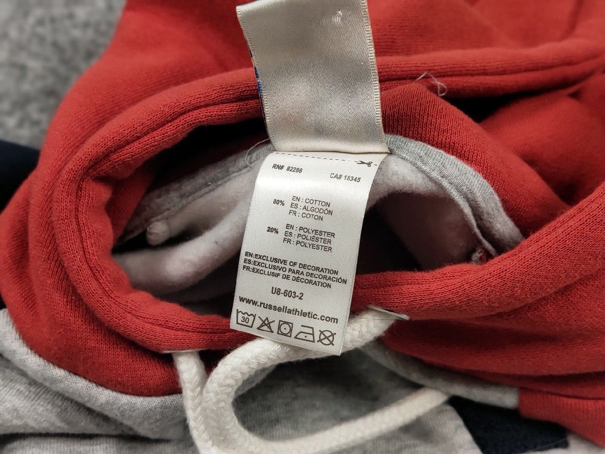 Russell Athletic Vintage Russell Athletic Patchwork Logo Hoodie America Hype Size US M / EU 48-50 / 2 - 16 Thumbnail
