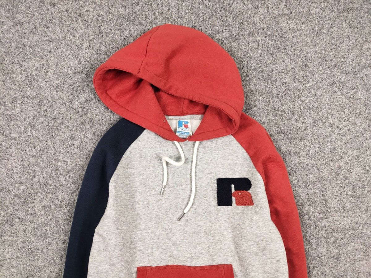 Russell Athletic Vintage Russell Athletic Patchwork Logo Hoodie America Hype Size US M / EU 48-50 / 2 - 4 Thumbnail