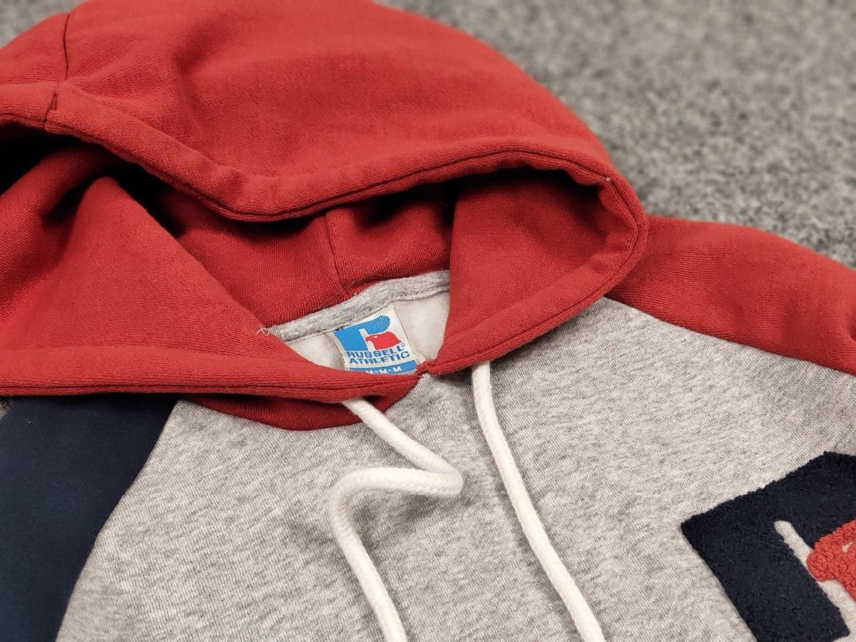 Russell Athletic Vintage Russell Athletic Patchwork Logo Hoodie America Hype Size US M / EU 48-50 / 2 - 11 Thumbnail