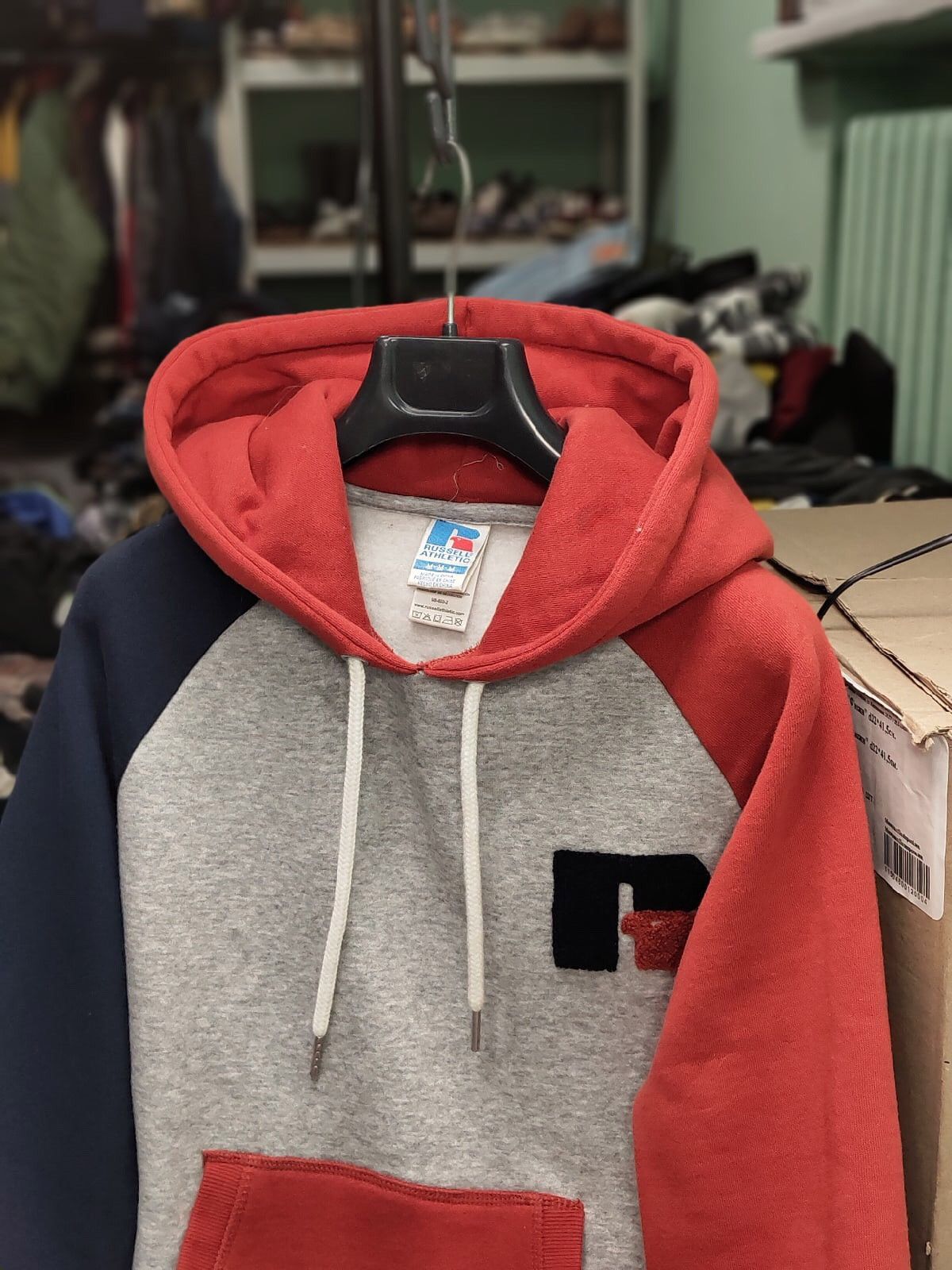 Russell Athletic Vintage Russell Athletic Patchwork Logo Hoodie America Hype Size US M / EU 48-50 / 2 - 18 Thumbnail