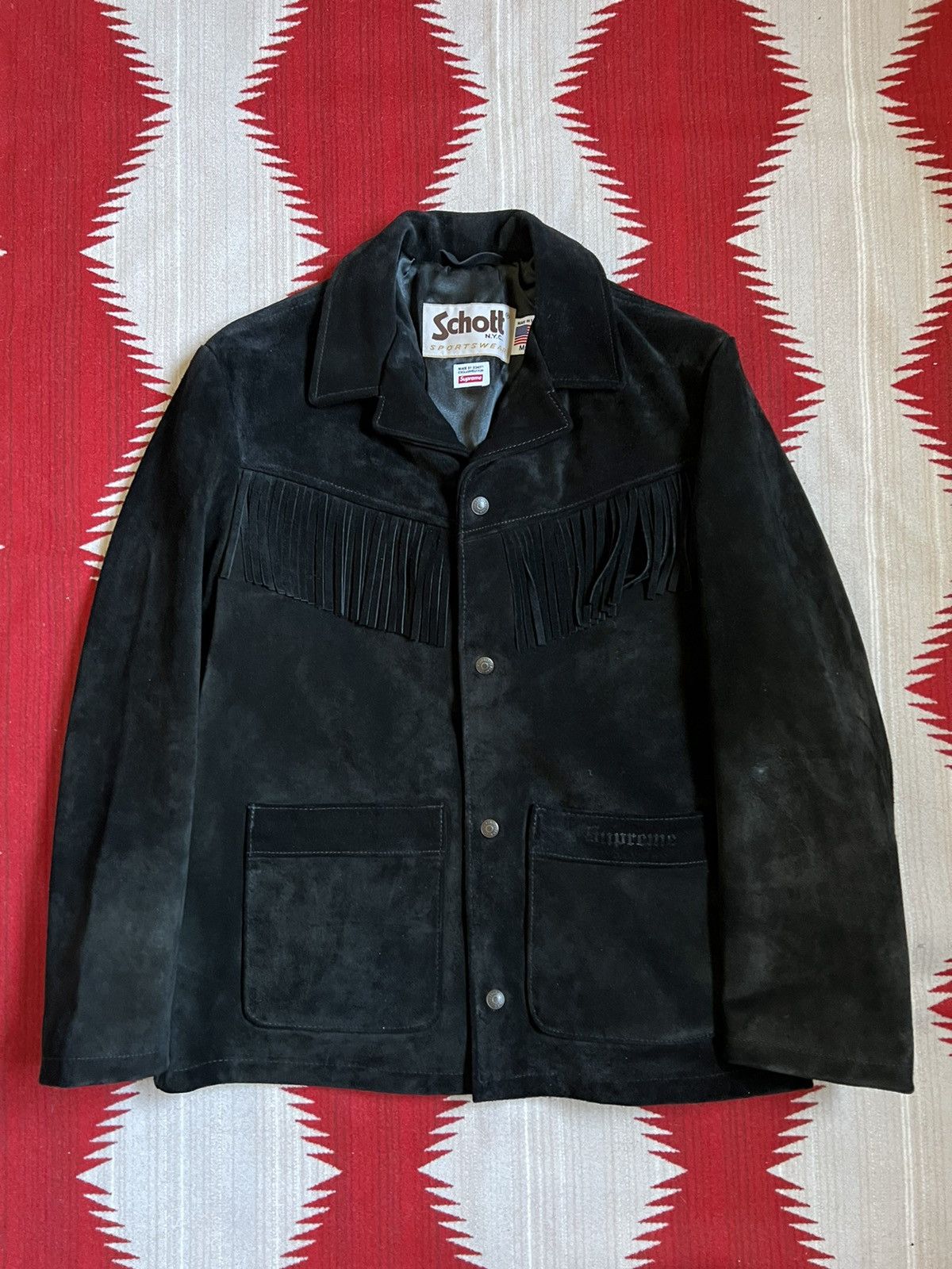 Supreme Ranchwear Fringe Suede Coat | Grailed