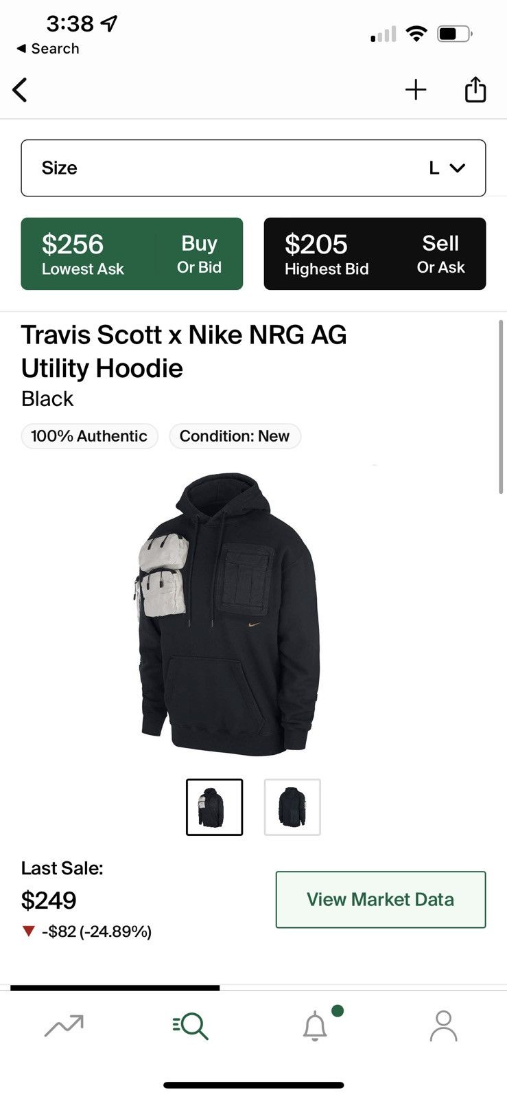 travis scott nike utility hoodie