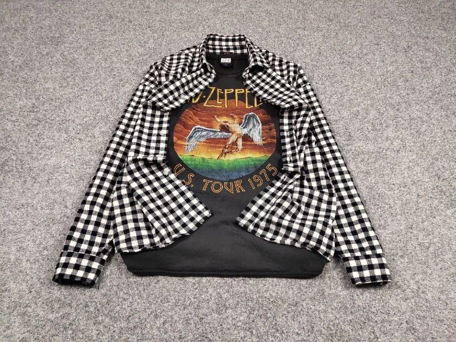 Flannel Vintage Flannel Shirt Travis Scott Style Streetwear Hype Size US L / EU 52-54 / 3 - 2 Thumbnail