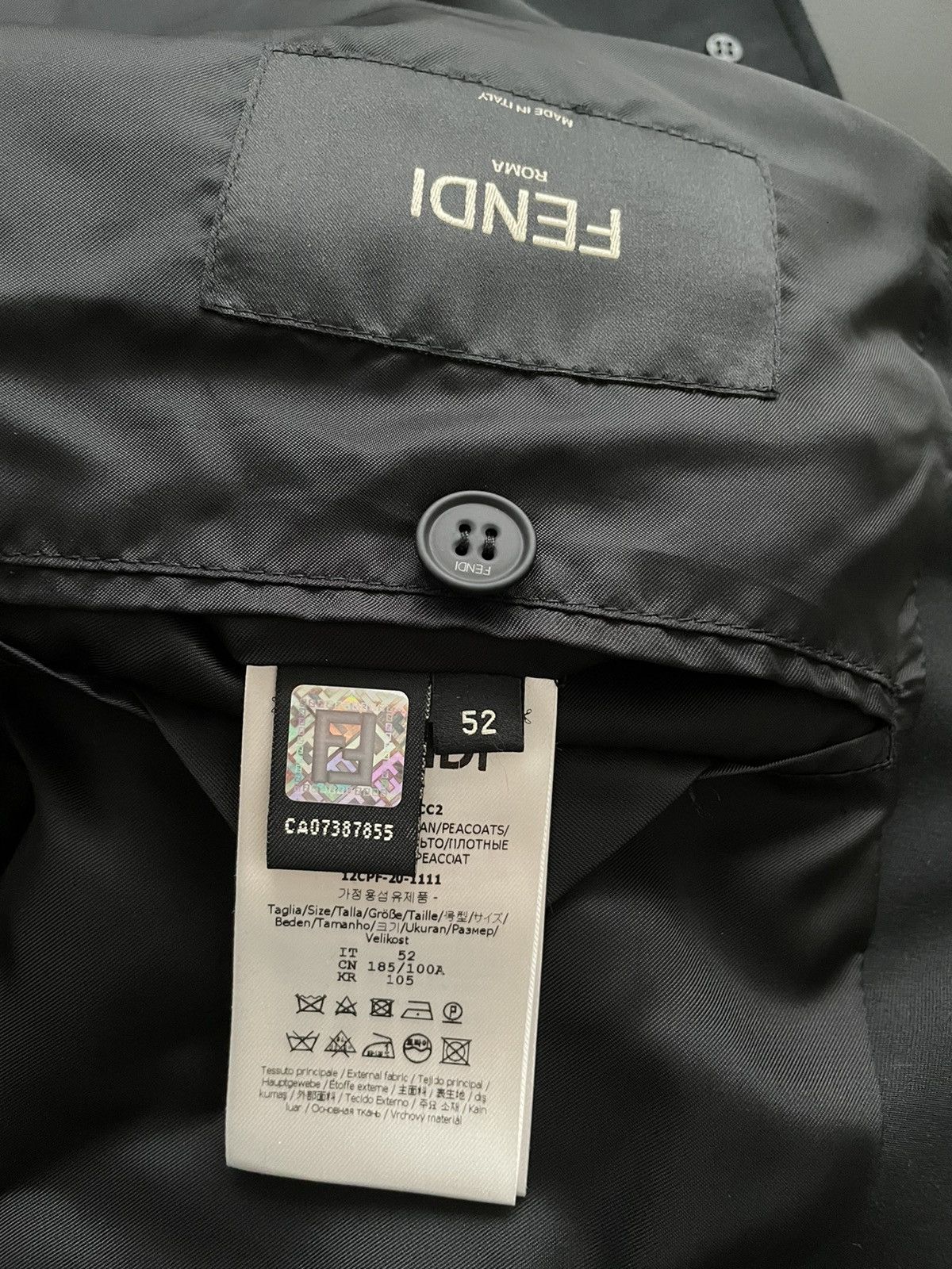 Fendi Rare NEW Runway $3K Value FF Logo Limited Edition Jacket Size US L / EU 52-54 / 3 - 5 Thumbnail