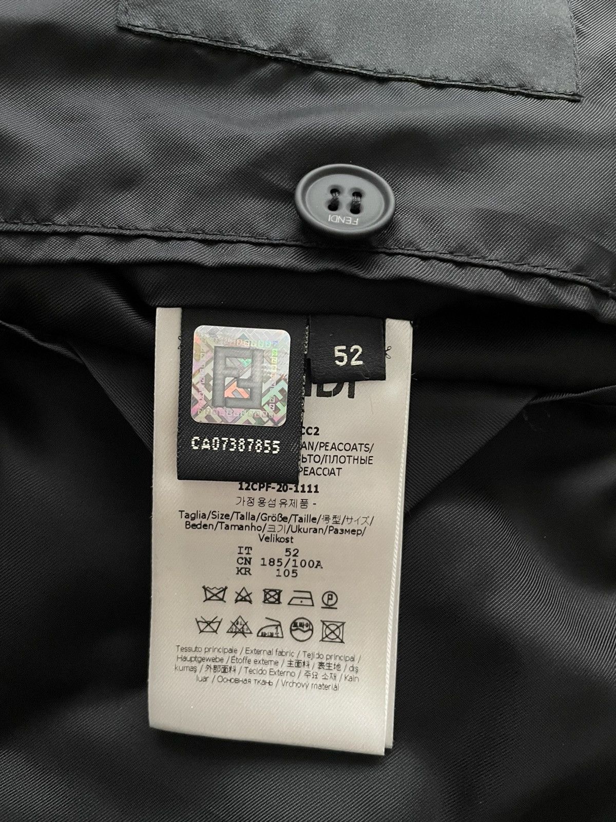 Fendi Rare NEW Runway $3K Value FF Logo Limited Edition Jacket Size US L / EU 52-54 / 3 - 6 Thumbnail