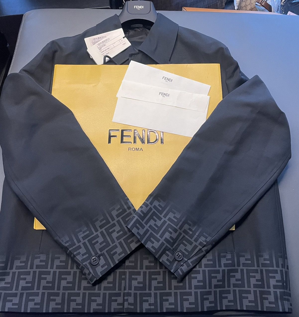 Fendi Rare NEW Runway $3K Value FF Logo Limited Edition Jacket Size US L / EU 52-54 / 3 - 13 Thumbnail