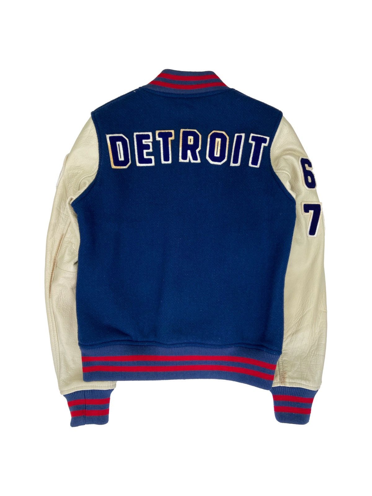 Hysteric Glamour Hysteric Glamour “Detroit” Patched Leather Varsity Jacket Size US S / EU 44-46 / 1 - 4 Thumbnail