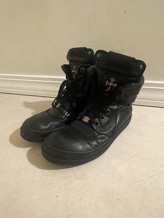 Rick Owens Chrome Hearts x Rick Owens Geobaskets | Grailed