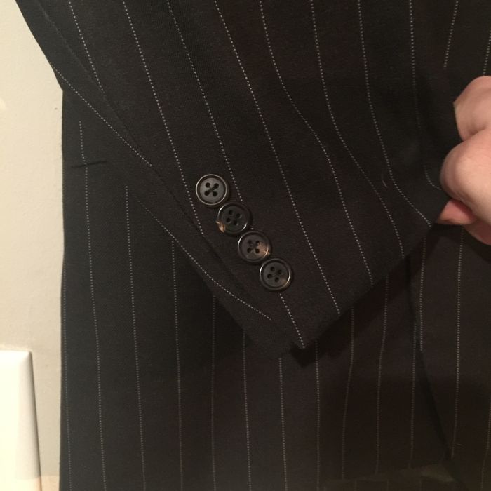 Barneys New York Black Pinstripe Jacket | Grailed