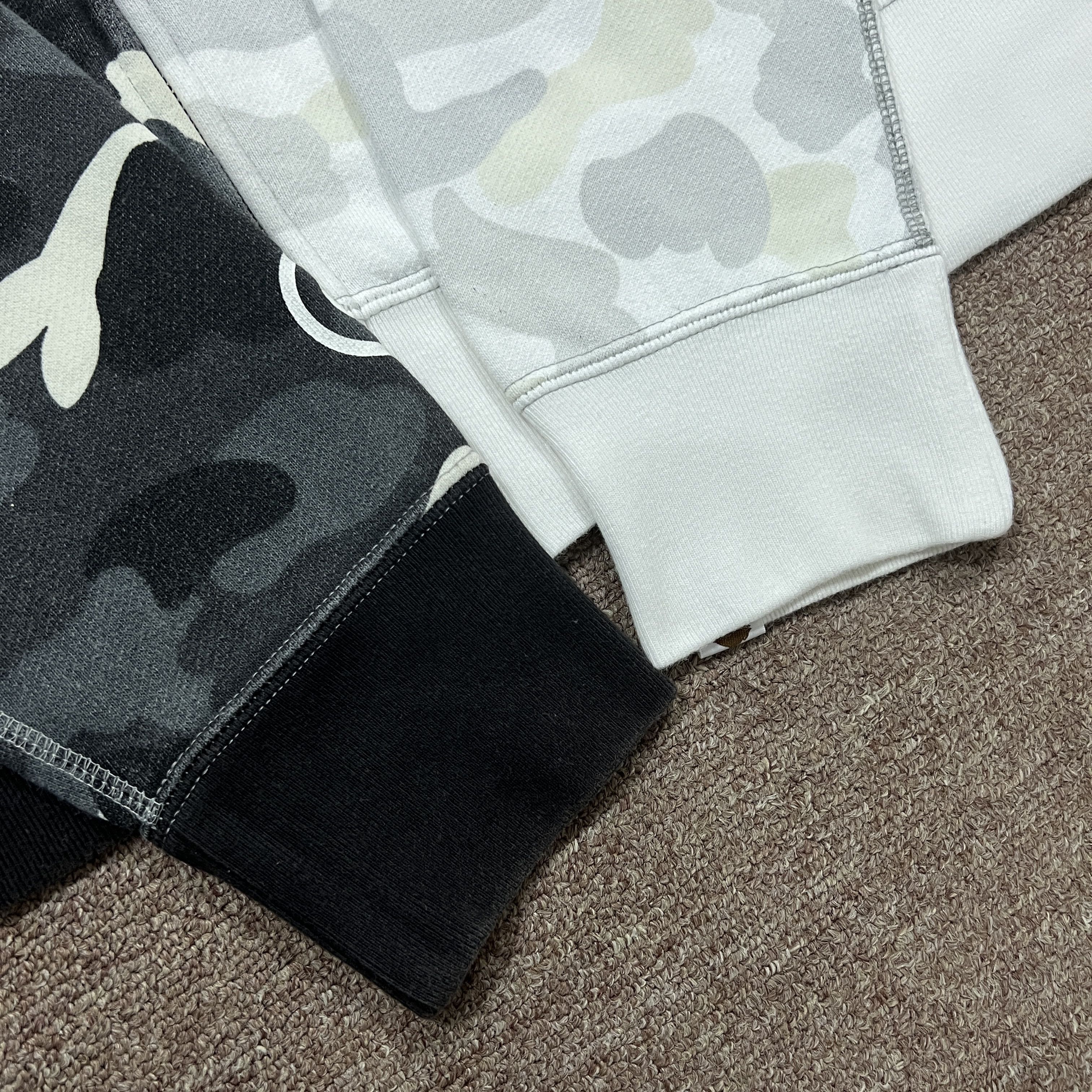 Bape Bape Glowing Camo Shark Full Zip Up Hoodie Size US M / EU 48-50 / 2 - 11 Thumbnail