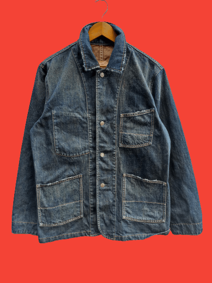 Gap Vintage Gap jeans Jacket Chore Denim jacket Size US M / EU 48-50 / 2 - 1 Thumbnail