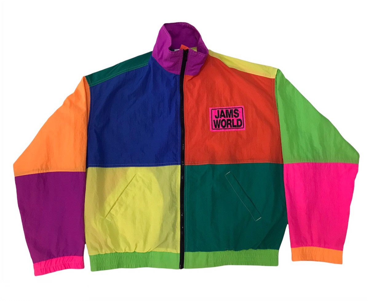 Jams World Jams World Surf Hawai Honolulu Block Color Nylon Jacket