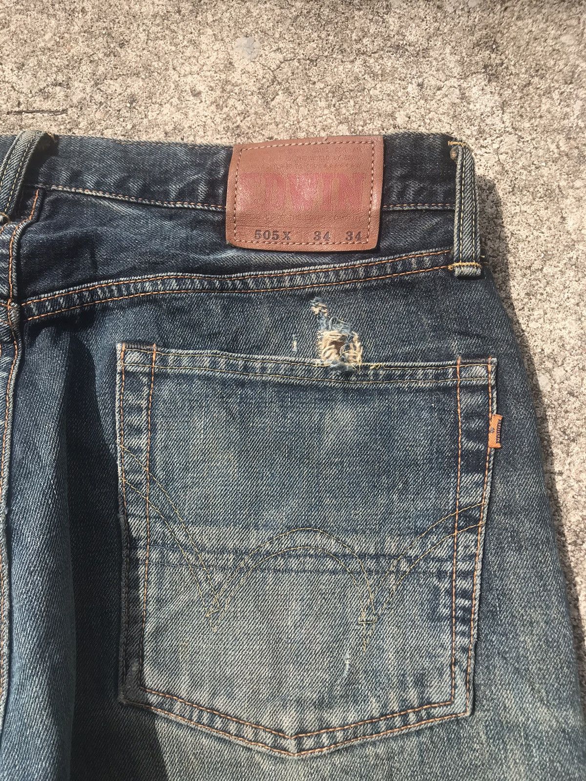 Edwin Vintage Edwin 505 Fly Button Selvedge Denim Jeans W34 Size US 34 / EU 50 - 14 Thumbnail