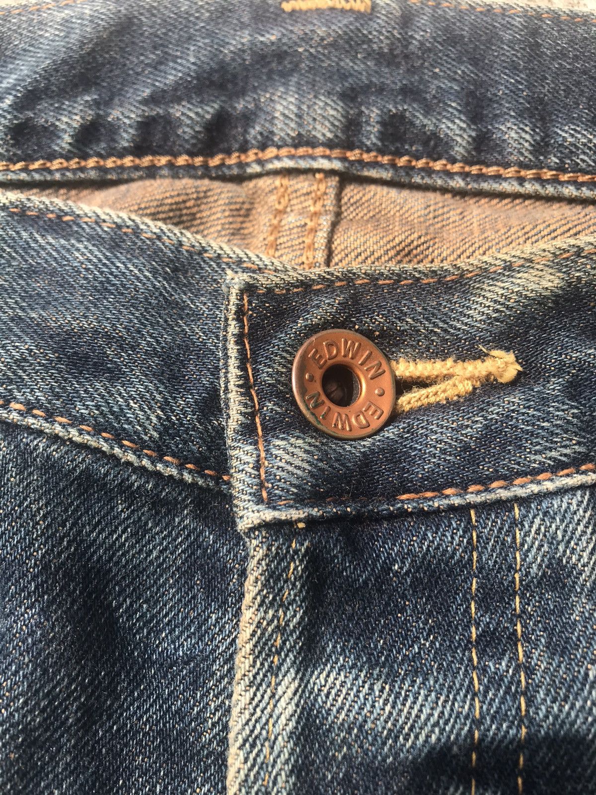 Edwin Vintage Edwin 505 Fly Button Selvedge Denim Jeans W34 Size US 34 / EU 50 - 8 Thumbnail