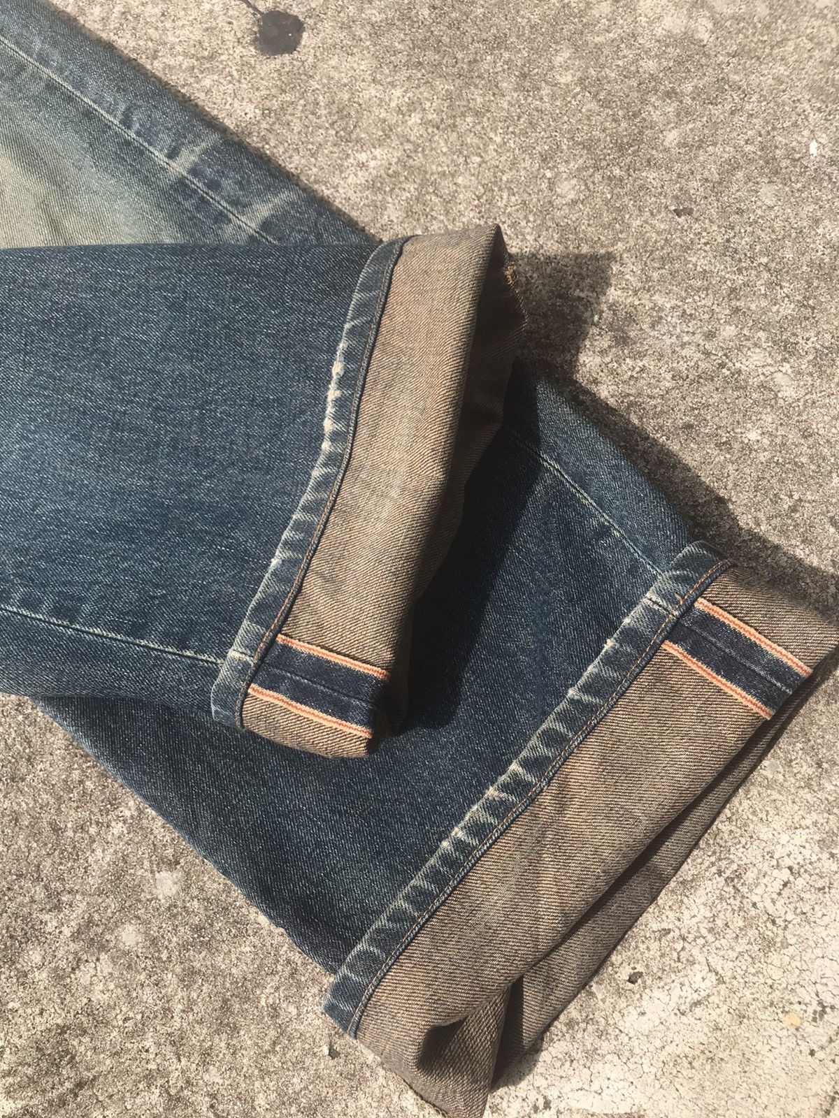 Edwin Vintage Edwin 505 Fly Button Selvedge Denim Jeans W34 Size US 34 / EU 50 - 12 Thumbnail