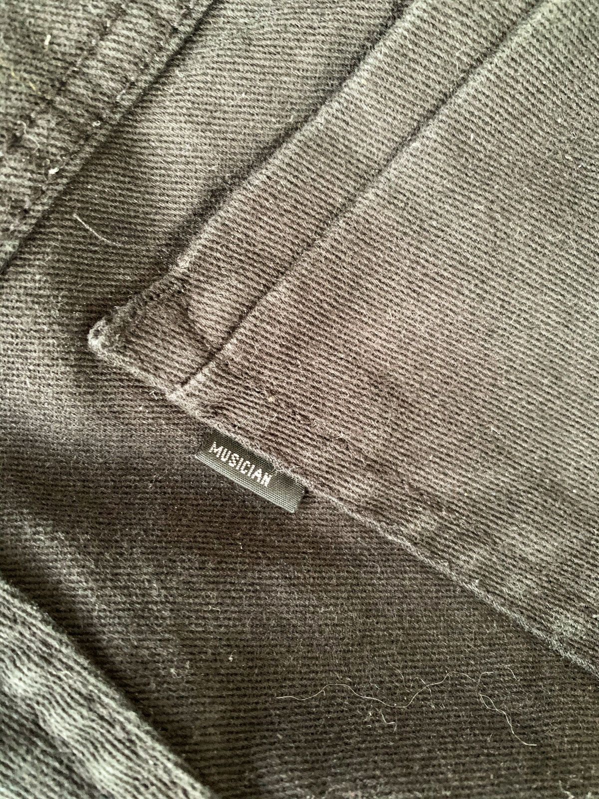 Japanese Brand Super Black skinny Jeans by LAD MUSICIAN. Size US 31 - 7 Thumbnail