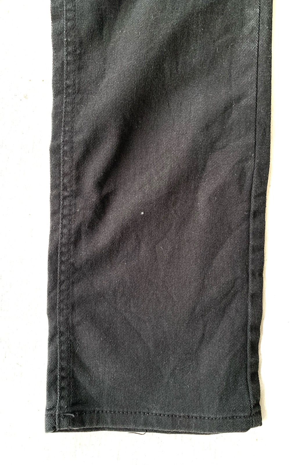 Japanese Brand Super Black skinny Jeans by LAD MUSICIAN. Size US 31 - 2 Thumbnail