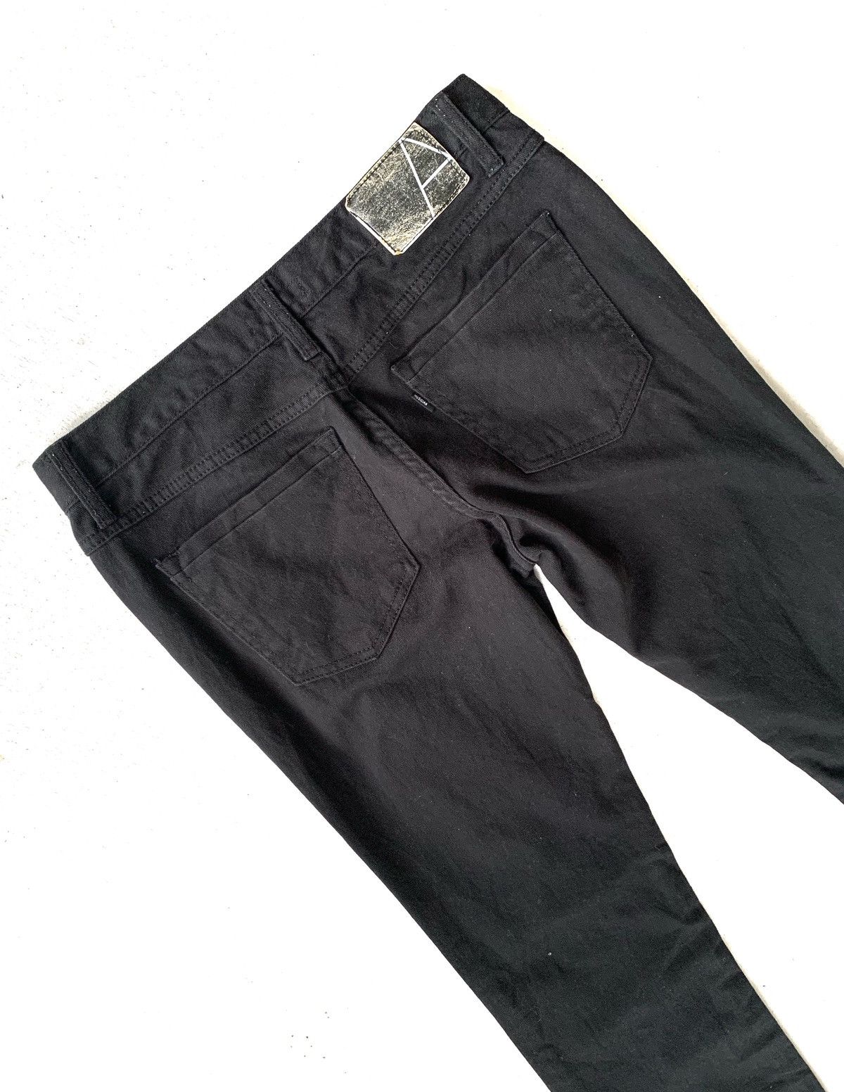 Japanese Brand Super Black skinny Jeans by LAD MUSICIAN. Size US 31 - 6 Thumbnail