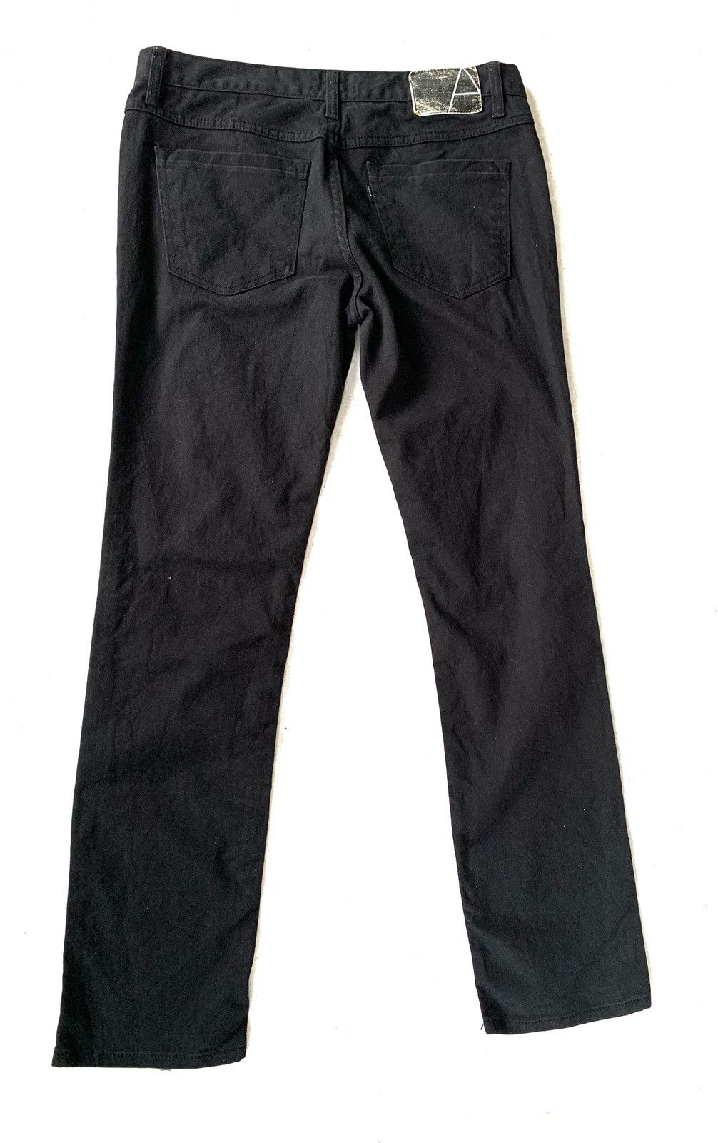 Japanese Brand Super Black skinny Jeans by LAD MUSICIAN. Size US 31 - 5 Thumbnail