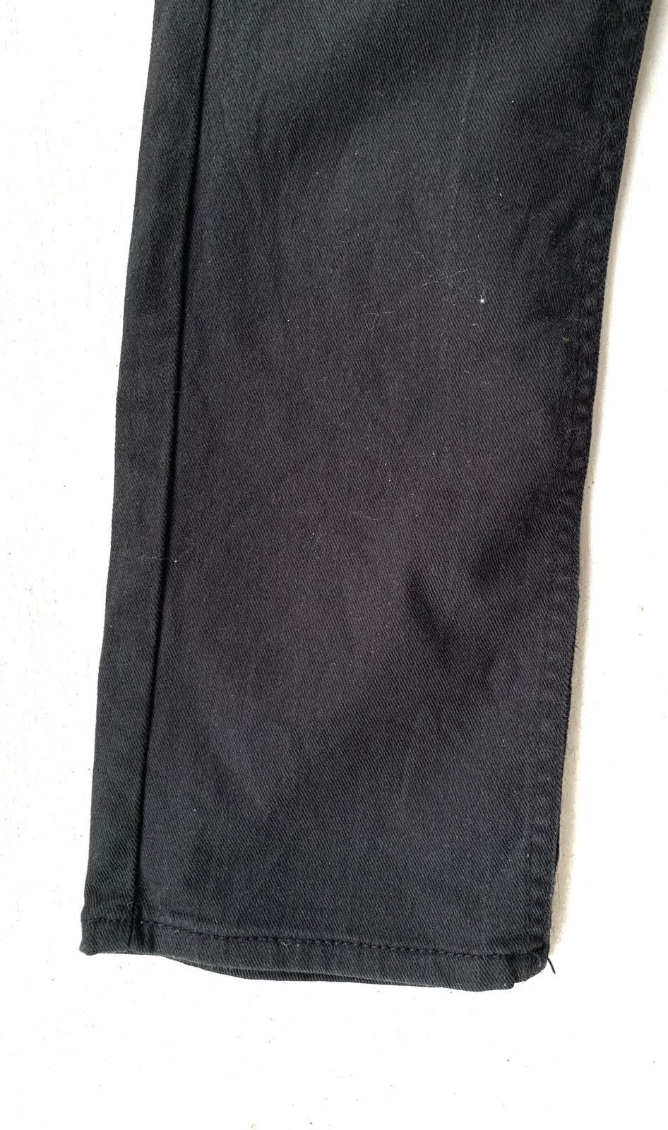 Japanese Brand Super Black skinny Jeans by LAD MUSICIAN. Size US 31 - 3 Thumbnail