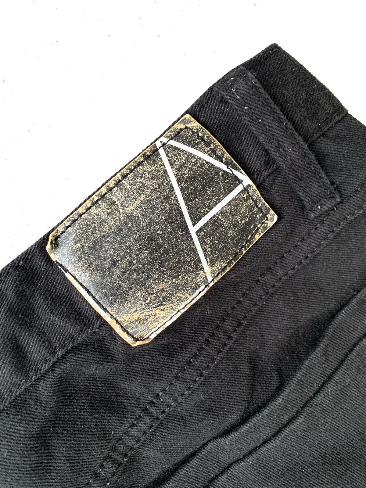 Japanese Brand Super Black skinny Jeans by LAD MUSICIAN. Size US 31 - 11 Thumbnail