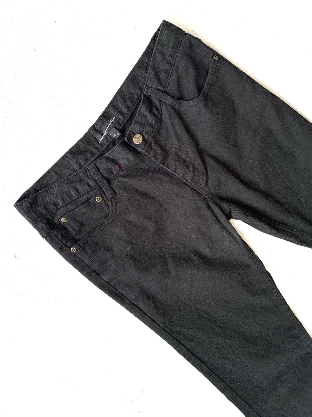 Japanese Brand Super Black skinny Jeans by LAD MUSICIAN. Size US 31 - 4 Thumbnail
