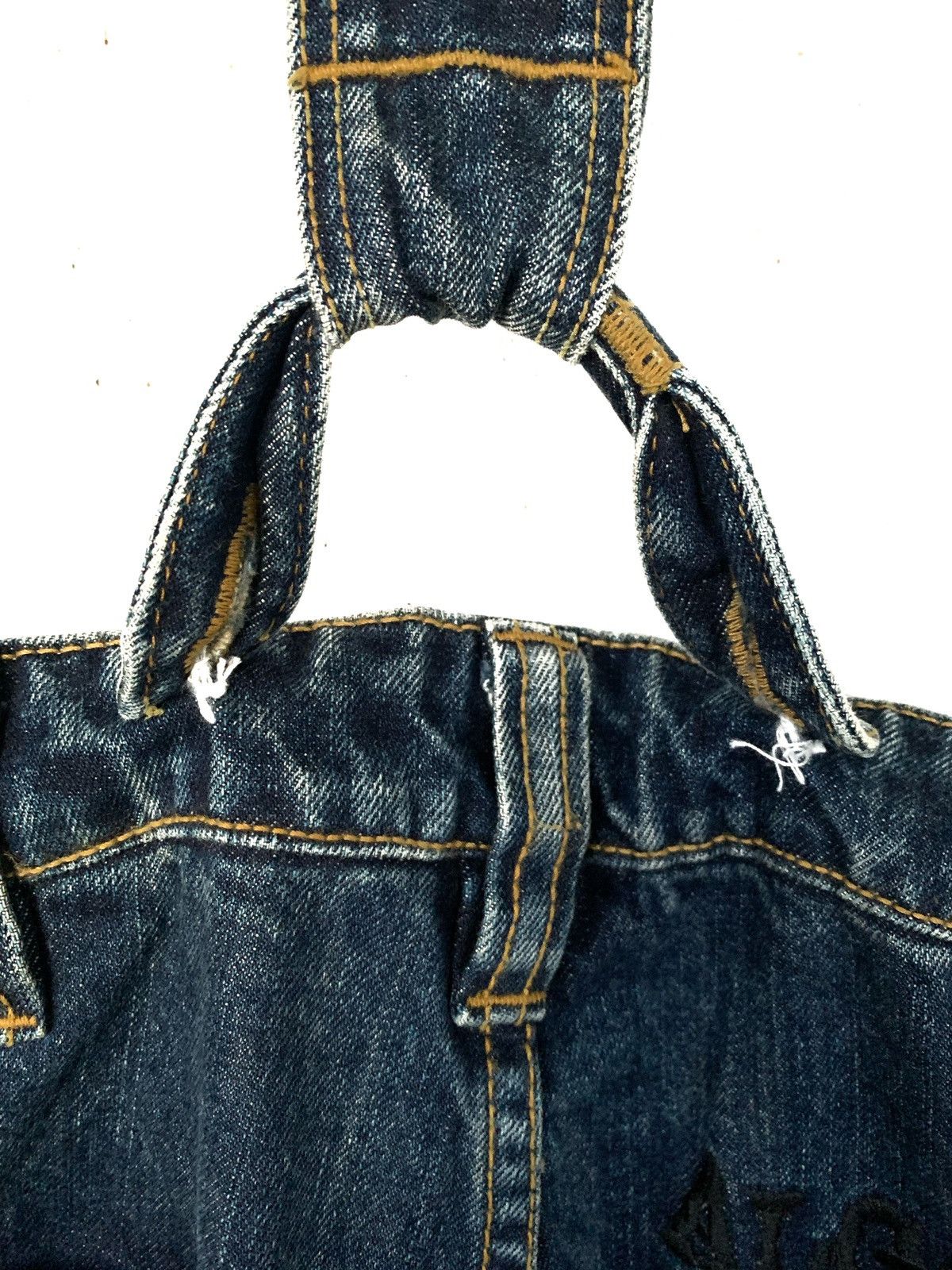 Japanese Brand Distressed Coverall by ALGONQUINS Size 28" / US 6 / IT 42 - 15 Thumbnail
