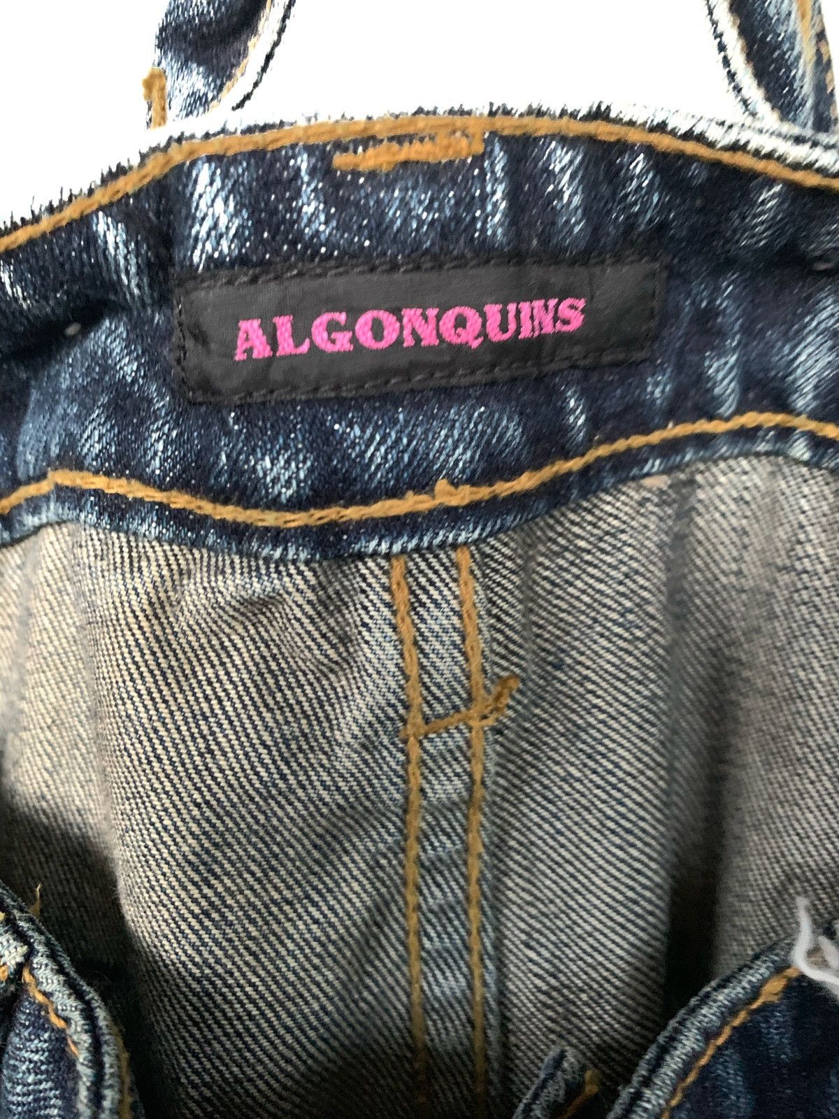 Japanese Brand Distressed Coverall by ALGONQUINS Size 28" / US 6 / IT 42 - 17 Thumbnail