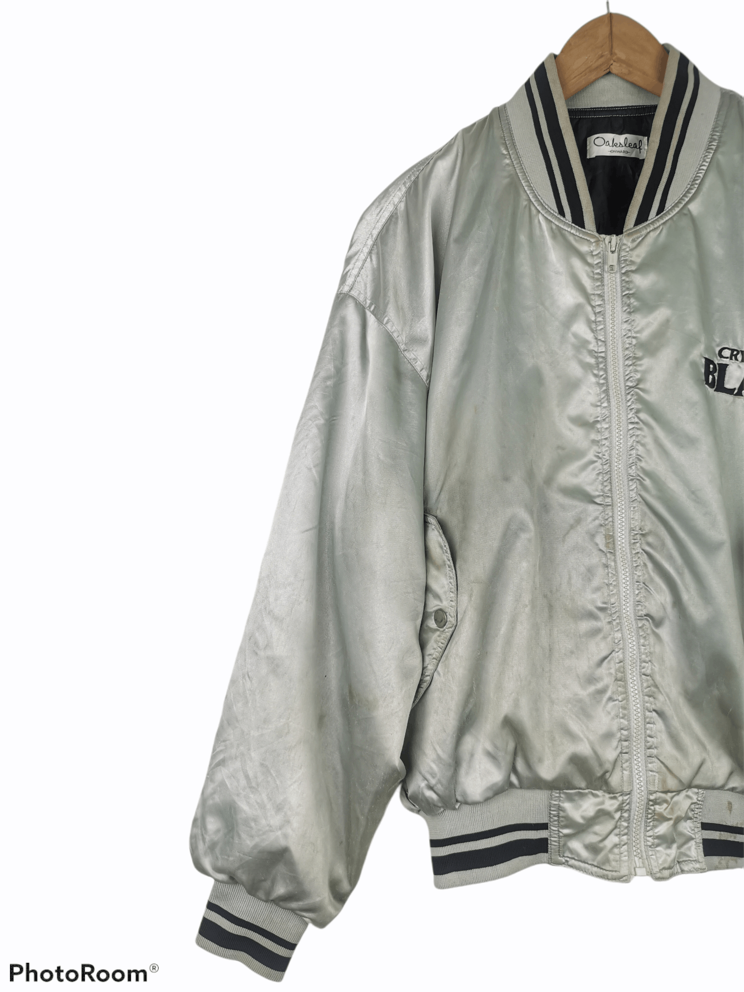 MLB × Vintage Vintage Crystal Black Varsity Jacket Size US L / EU 52-54 / 3 - 4 Thumbnail