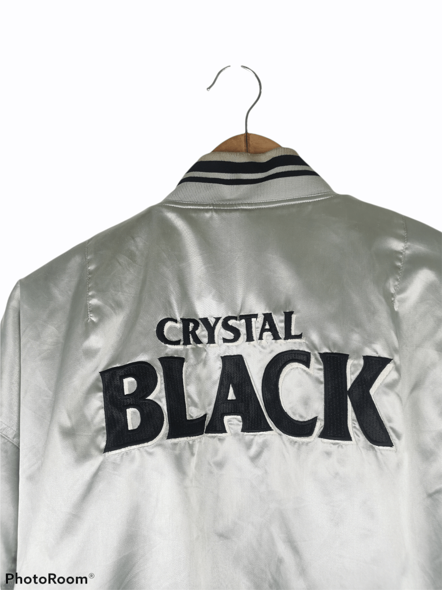 MLB × Vintage Vintage Crystal Black Varsity Jacket Size US L / EU 52-54 / 3 - 2 Thumbnail